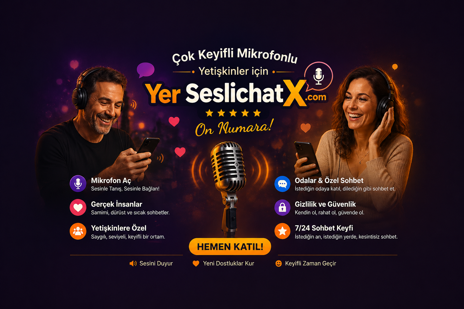 Yeni Sesli Chat Sitesi